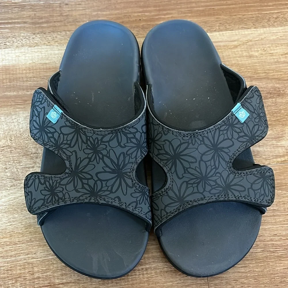 Spenco Sandals Floral‎ Womens 6 Wide